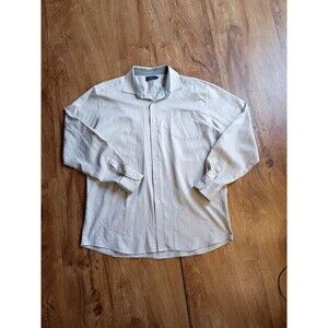 American Breed Casual Wear Striped Shirt Mens XL Gray